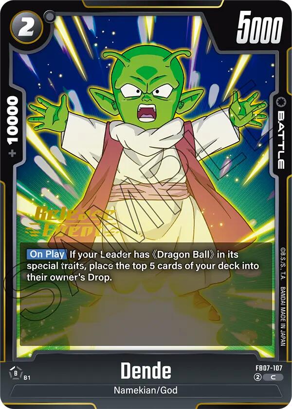 Dende [Wish For Shenron Release Event Cards] | Total Play