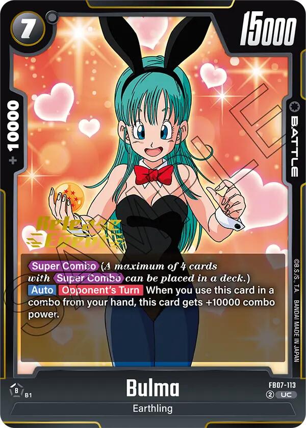 Bulma (FB07-113) [Wish For Shenron Release Event Cards] | Total Play