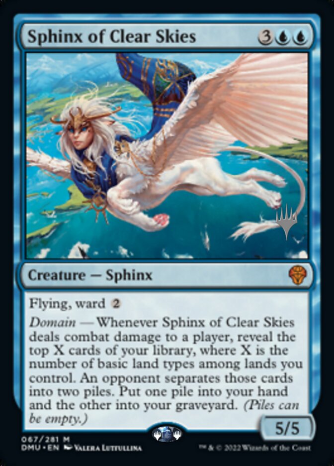 Sphinx of Clear Skies (Promo Pack) [Dominaria United Promos] | Total Play