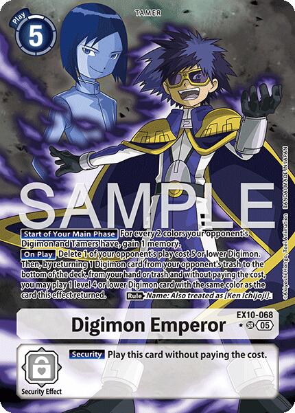 Digimon Emperor [EX10-068] (Alternate Art) [Sinister Order] | Total Play