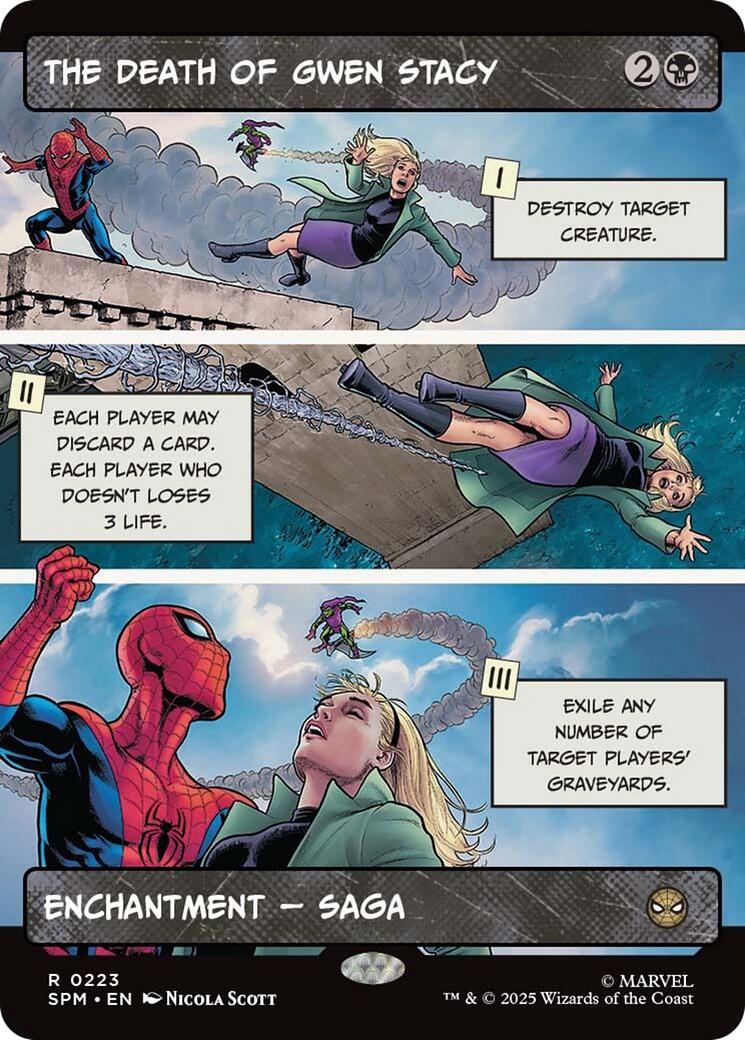 The Death of Gwen Stacy (Borderless) [Marvel's Spider-Man] | Total Play