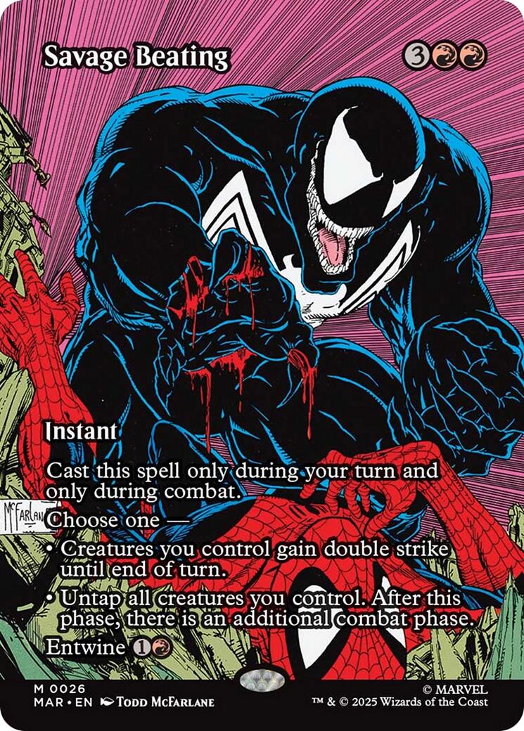 Savage Beating (Borderless) [Marvel's Spider-Man: Eternal-Legal] | Total Play