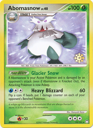 Abomasnow (19/123) [Countdown Calendar Promos] | Total Play