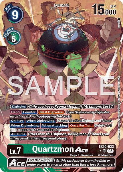 Quartzmon ACE [EX10-023] (Alternate Art) [Sinister Order] | Total Play