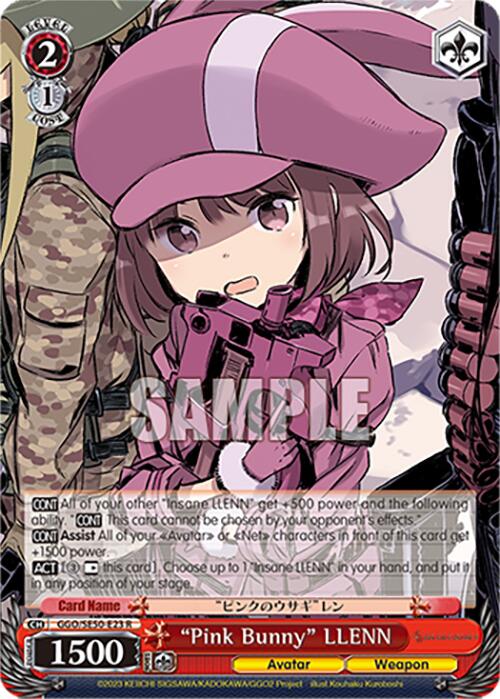 "Pink Bunny" LLENN (GGO/SE50-E23 R) [SAO Alternative–Gun Gale Online–2 Premium Booster] | Total Play