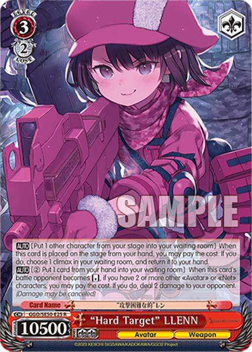 "Hard Target" LLENN (GGO/SE50-E25 R) [SAO Alternative–Gun Gale Online–2 Premium Booster] | Total Play