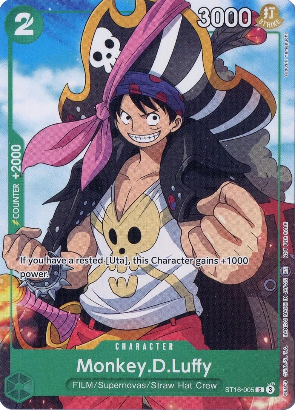 Monkey.D.Luffy (Welcome Pack Vol. 2) [One Piece Promotion Cards] | Total Play