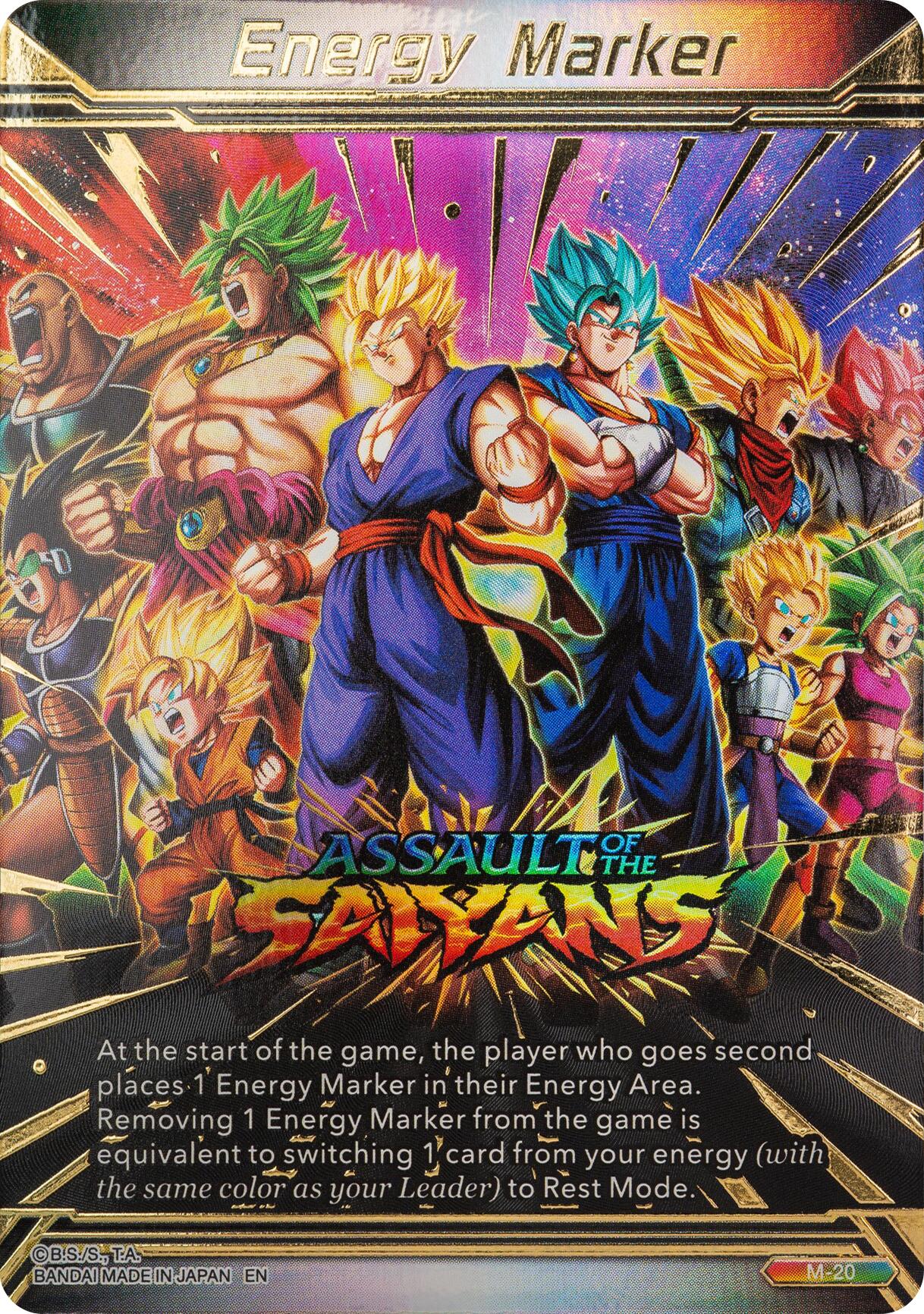 Energy Marker - Assault of the Saiyans (M-20) [Prismatic Clash] | Total Play