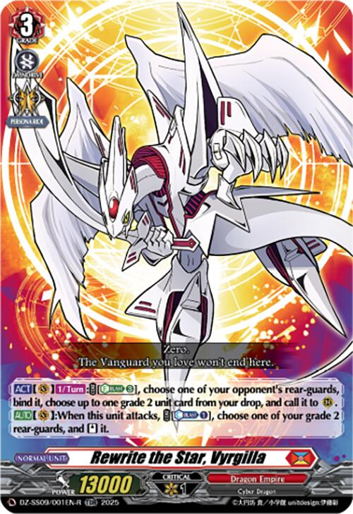 Rewrite the Star, Vyrgilla (TDR) (DZ-SS09/001EN-R) [Zero Tendo Start Deck] | Total Play