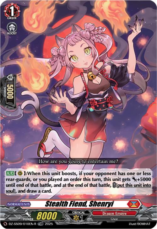Stealth Fiend, Shenryi (TDR) (DZ-SS09/010EN-R) [Zero Tendo Start Deck] | Total Play