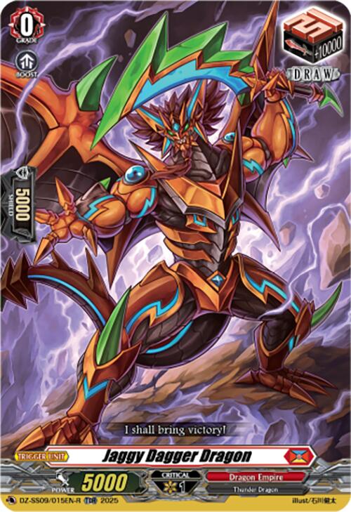 Jaggy Dagger Dragon (TDR) (DZ-SS09/015EN-R) [Zero Tendo Start Deck] | Total Play