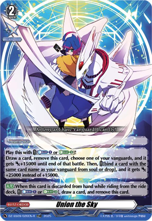 Union the Sky (TDR) (DZ-SS09/020EN-R) [Zero Tendo Start Deck] | Total Play