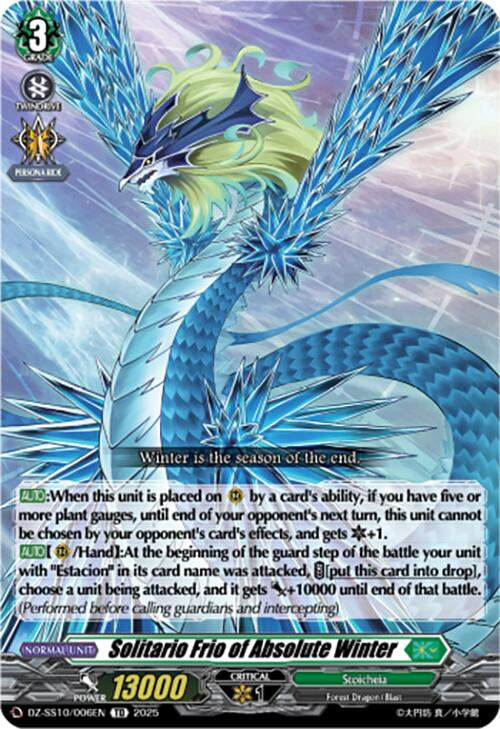 Solitario Frio of Absolute Winter (DZ-SS10/006EN) [Shiki Otei Start Deck] | Total Play