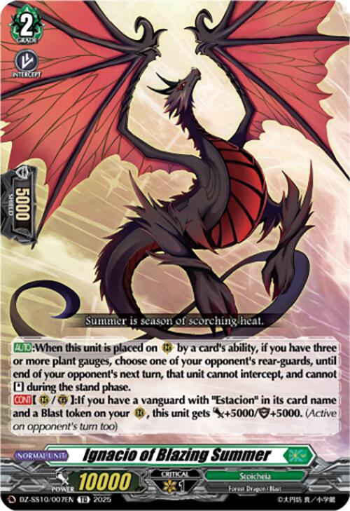 Ignacio of Blazing Summer (DZ-SS10/007EN) [Shiki Otei Start Deck] | Total Play