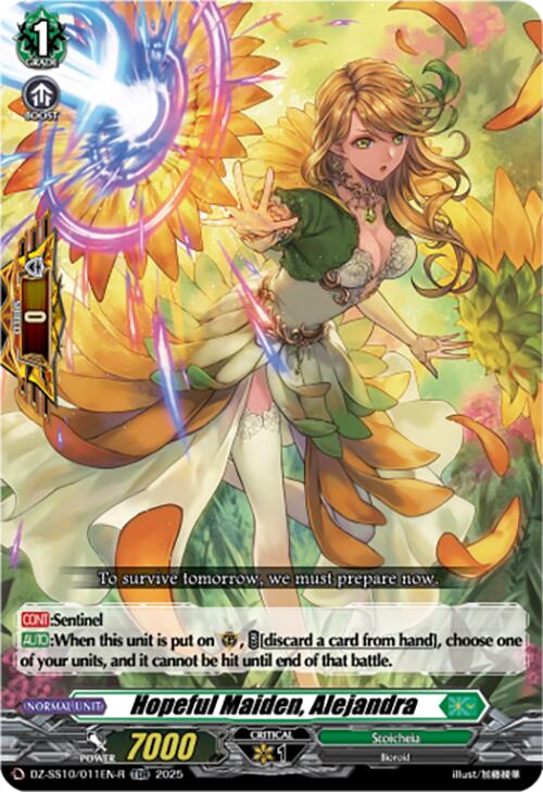 Hopeful Maiden, Alejandra (TDR) (DZ-SS10/011EN-R) [Shiki Otei Start Deck] | Total Play