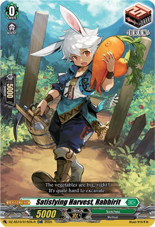 Satisfying Harvest, Rabbirit (TDR) (DZ-SS10/015EN-R) [Shiki Otei Start Deck] | Total Play