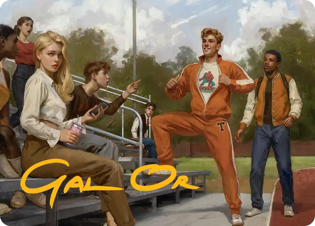 Flash Thompson, Spider-Fan Art Card (Gold-Stamped Signature) [Marvel's Spider-Man Art Series] | Total Play
