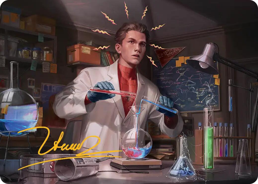 Peter Parker Art Card (3/54) (Gold-Stamped Signature) [Marvel's Spider-Man Art Series] | Total Play