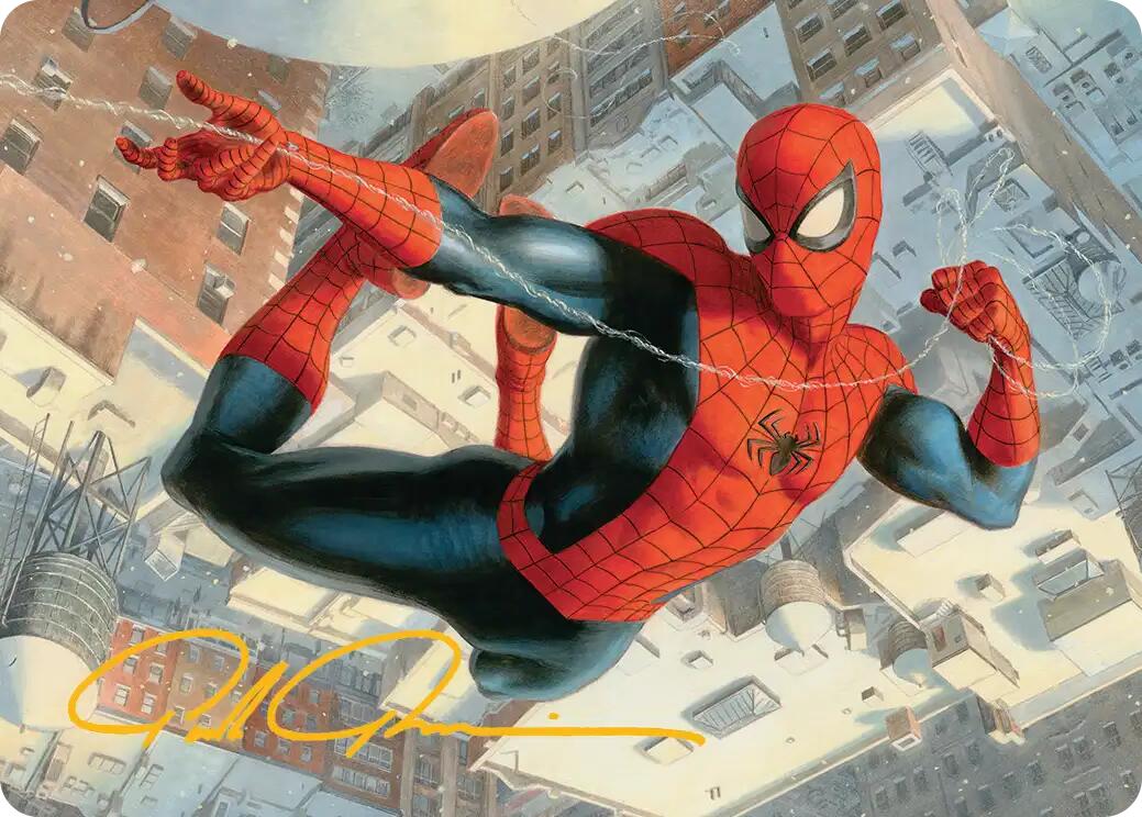 Spider-Man, Peter Parker Art Card (Gold-Stamped Signature) [Marvel's Spider-Man Art Series] | Total Play