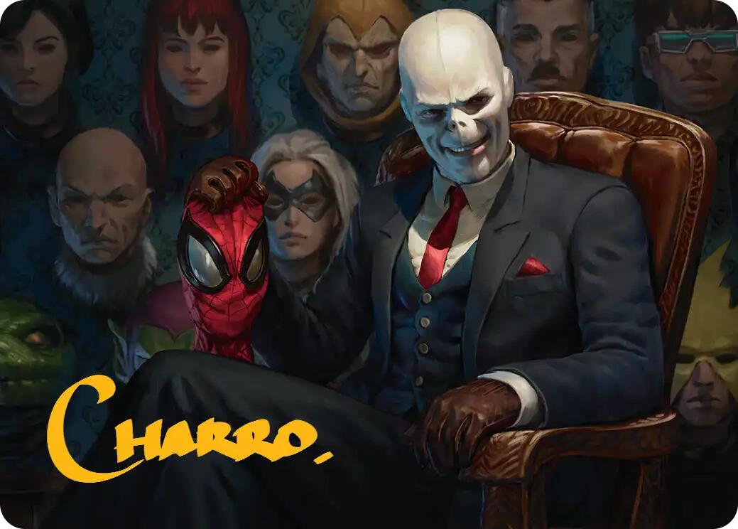 Chameleon, Master of Disguise Art Card (Gold-Stamped Signature) [Marvel's Spider-Man Art Series] | Total Play