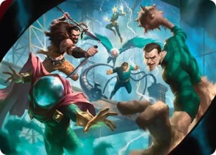 Behold the Sinister Six! Art Card (7/54) [Marvel's Spider-Man Art Series] | Total Play