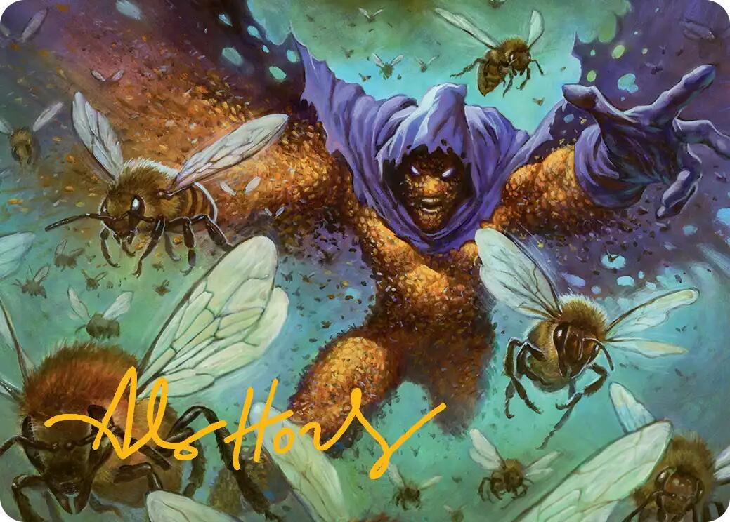 Swarm, Being of Bees Art Card (Gold-Stamped Signature) [Marvel's Spider-Man Art Series] | Total Play