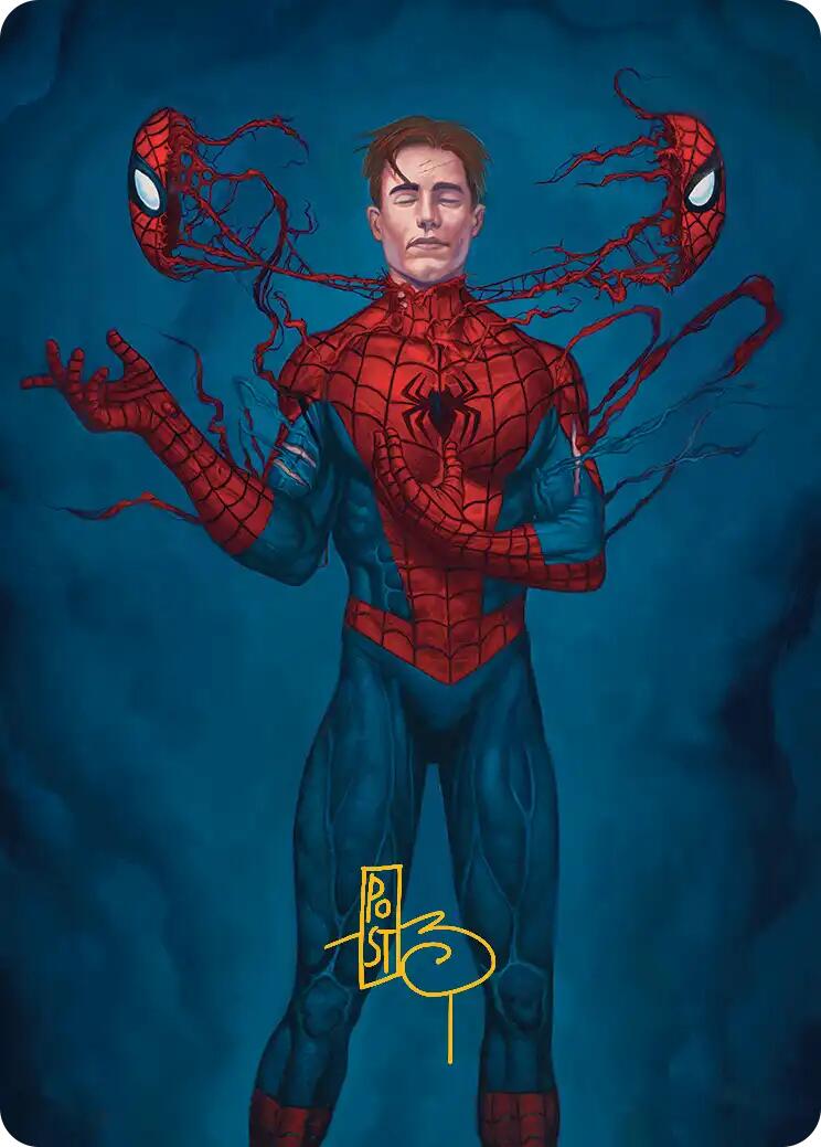Secret Identity Art Card (Gold-Stamped Signature) [Marvel's Spider-Man Art Series] | Total Play