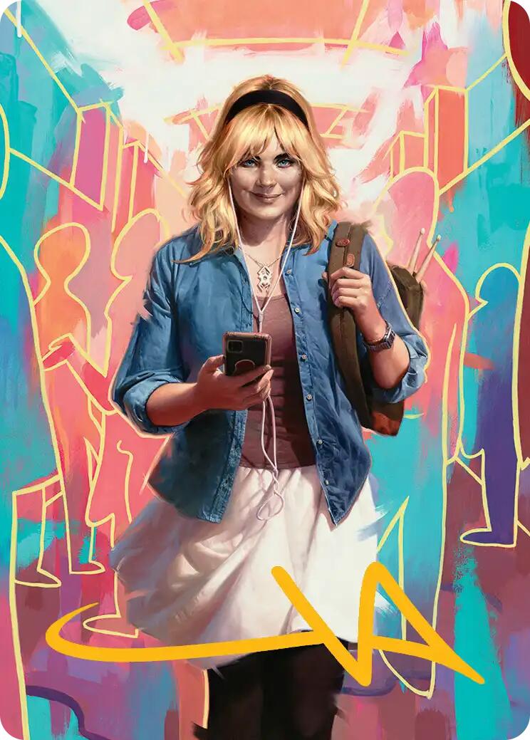 Gwen Stacy Art Card (Gold-Stamped Signature) (13/54) [Marvel's Spider-Man Art Series] | Total Play