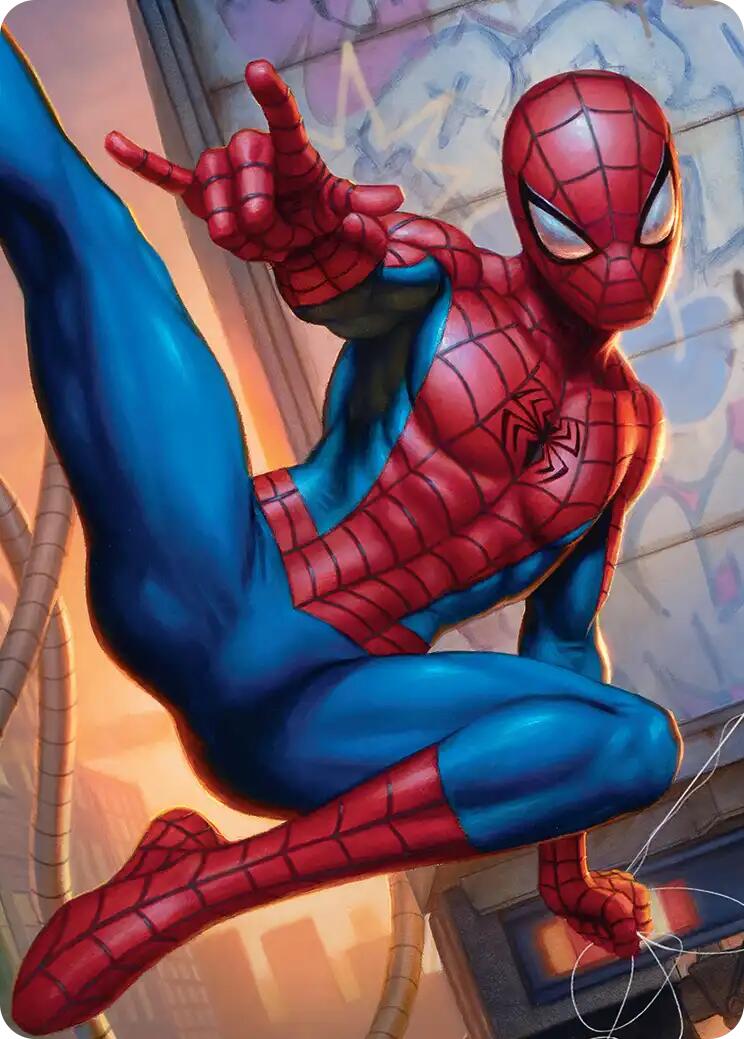 Sensational Spider-Man Art Card [Marvel's Spider-Man Art Series] | Total Play