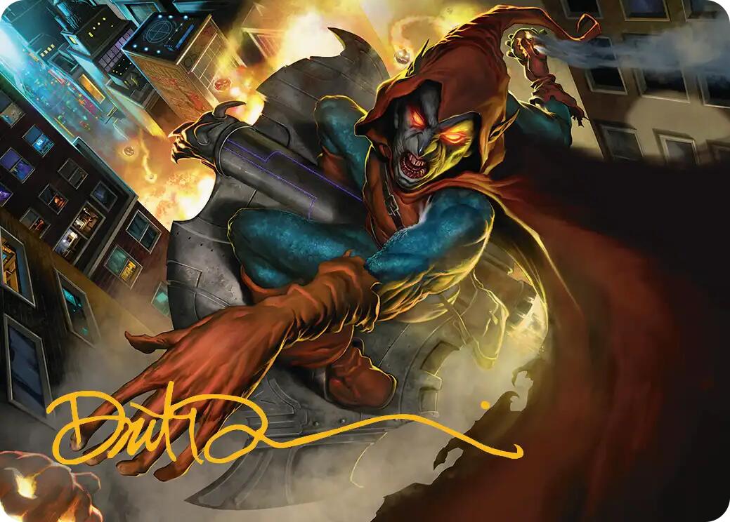 Hobgoblin, Mantled Marauder Art Card (Gold-Stamped Signature) [Marvel's Spider-Man Art Series] | Total Play