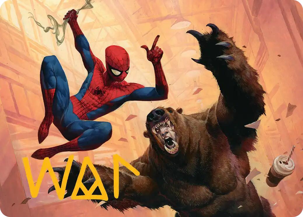 Wisecrack Art Card (Gold-Stamped Signature) [Marvel's Spider-Man Art Series] | Total Play