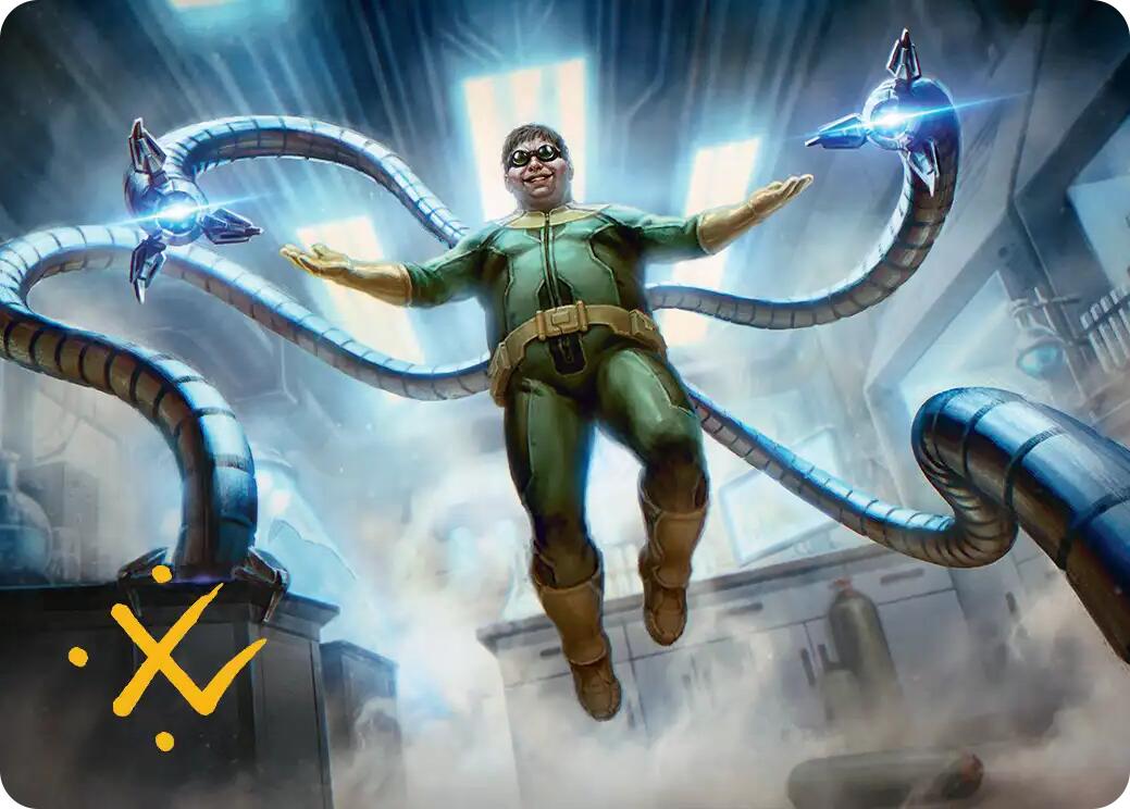 Doctor Octopus, Master Planner Art Card (25/54) (Gold-Stamped Signature) [Marvel's Spider-Man Art Series] | Total Play