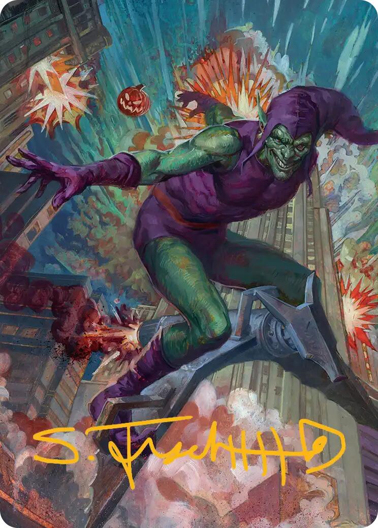 Green Goblin Art Card (26/54) (Gold-Stamped Signature) [Marvel's Spider-Man Art Series] | Total Play