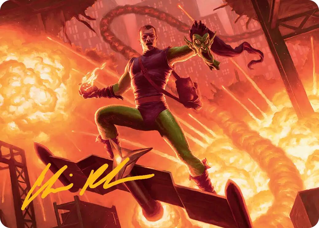 Green Goblin, Revenant Art Card (Gold-Stamped Signature) [Marvel's Spider-Man Art Series] | Total Play