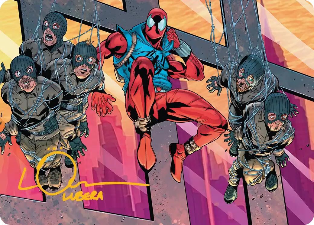 Scarlet Spider, Ben Reilly Art Card (Gold-Stamped Signature) [Marvel's Spider-Man Art Series] | Total Play