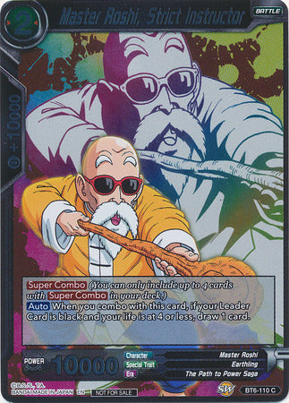 Master Roshi, Strict Instructor (Event Pack 4) (BT6-110) [Promotion Cards] | Total Play