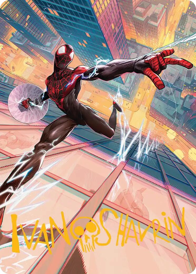 Ultimate Spider-Man Art Card (Gold-Stamped Signature) [Marvel's Spider-Man Art Series] | Total Play