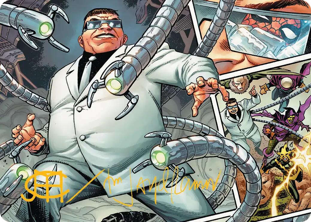 Doctor Octopus, Master Planner Art Card (48/54) (Gold-Stamped Signature) [Marvel's Spider-Man Art Series] | Total Play
