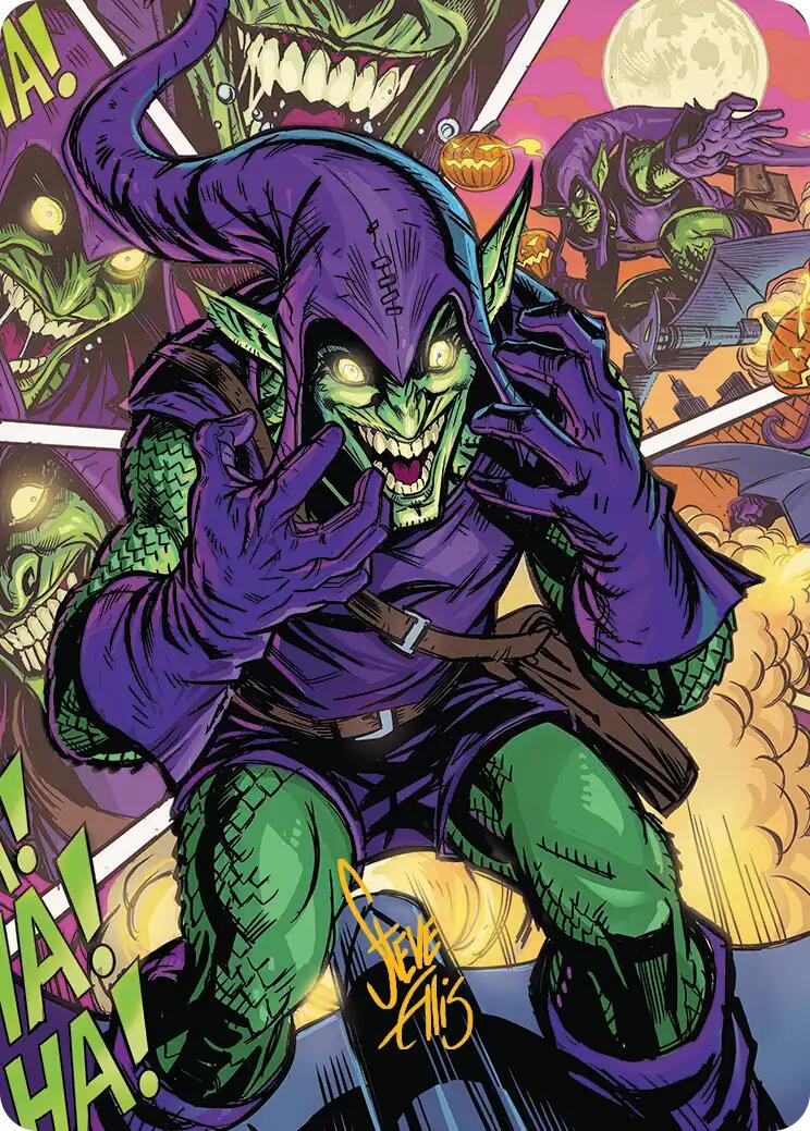 Green Goblin Art Card (49/54) (Gold-Stamped Signature) [Marvel's Spider-Man Art Series] | Total Play