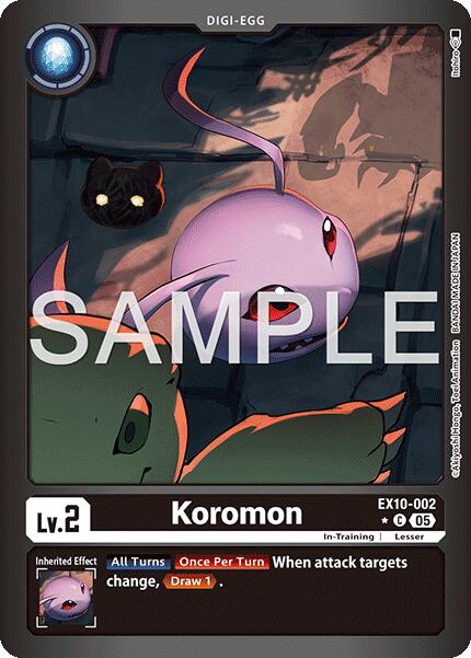 Koromon [EX10-002] (Limited Foil) [Sinister Order] | Total Play