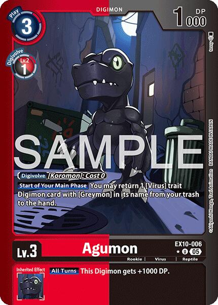 Agumon [EX10-006] (Limited Foil) [Sinister Order] | Total Play