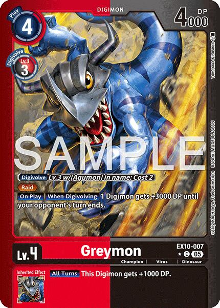 Greymon [EX10-007] (Limited Foil) [Sinister Order] | Total Play