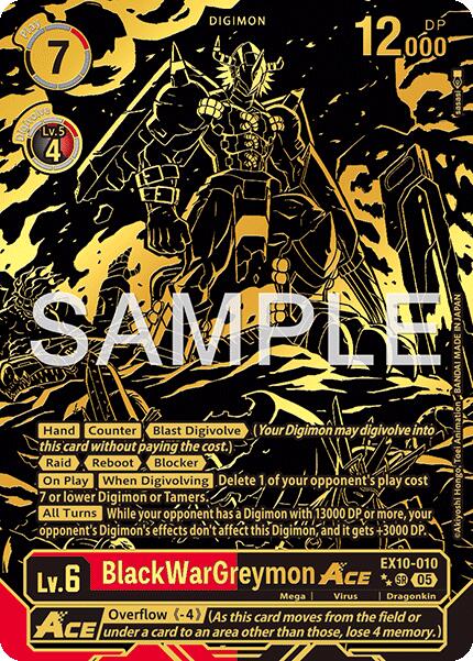 BlackWarGreymon ACE [EX10-010] (Rare Pull) [Sinister Order] | Total Play
