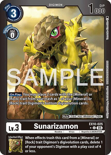 Sunarizamon [EX10-025] (Limited Foil) [Sinister Order] | Total Play
