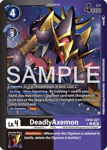 DeadlyAxemon [EX10-027] (Limited Foil) [Sinister Order] | Total Play
