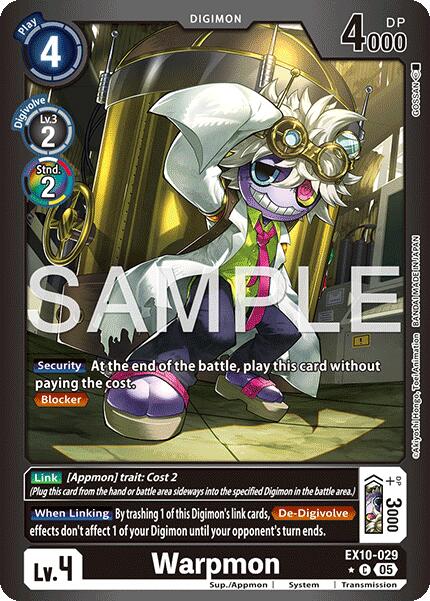 Warpmon [EX10-029] (Limited Foil) [Sinister Order] | Total Play