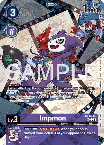 Impmon [ST14-02] (Sinister Order Legend Pack) [Starter Deck: Beelzemon Advanced Deck Set] | Total Play
