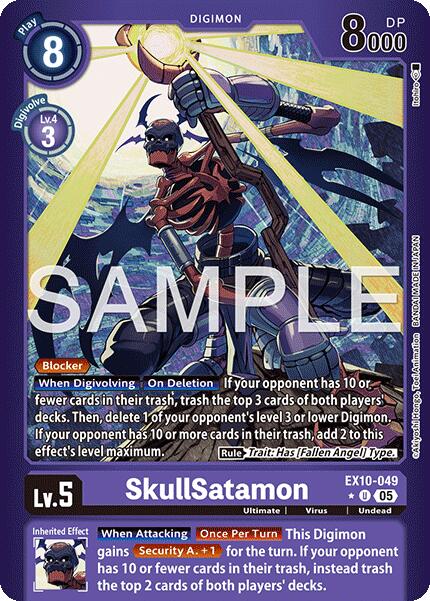 SkullSatamon [EX10-049] (Limited Foil) [Sinister Order] | Total Play