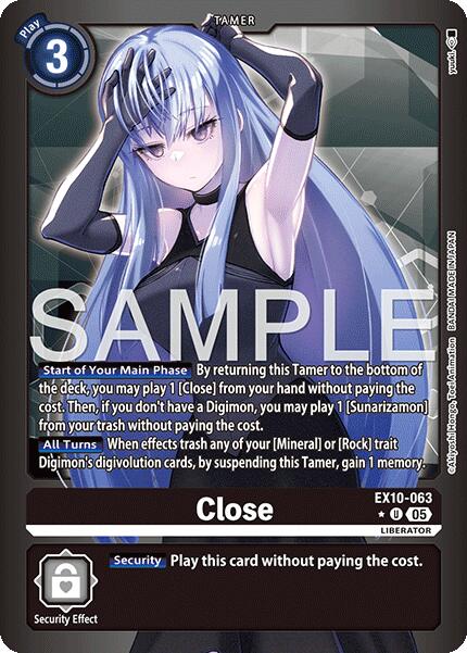 Close [EX10-063] (Limited Foil) [Sinister Order] | Total Play