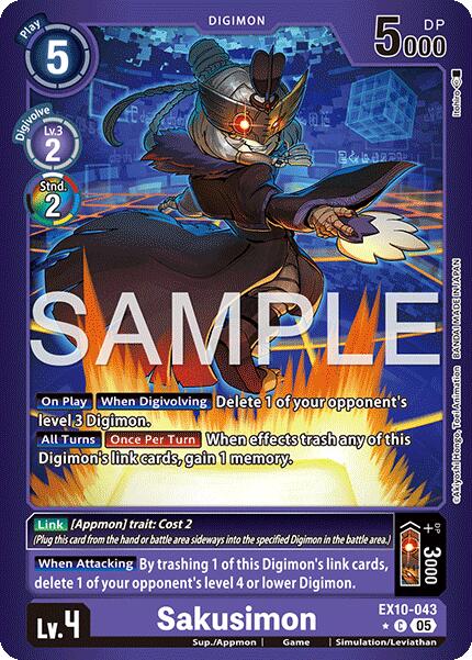 Sakusimon [EX10-043] (Limited Foil) [Sinister Order] | Total Play